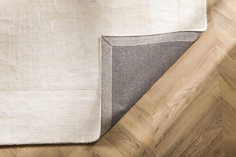 Boston Viskosmatta 160x230 cm - Vit - Textil & mattor - Mattor - Modern matta - Viskosmatta & konstsilkesmatta