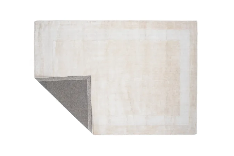 Boston Viskosmatta 160x230 cm - Vit - Textil & mattor - Mattor - Modern matta - Viskosmatta & konstsilkesmatta