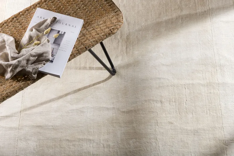 Boston Viskosmatta 160x230 cm - Vit - Textil & mattor - Mattor - Modern matta - Viskosmatta & konstsilkesmatta