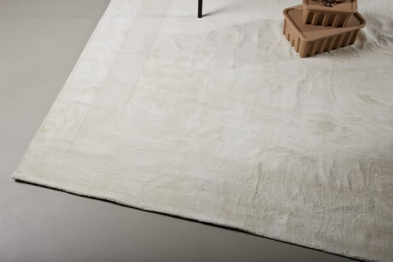 Boston Viskosmatta 240x240 cm - Vit - Textil & mattor - Mattor - Modern matta - Viskosmatta & konstsilkesmatta