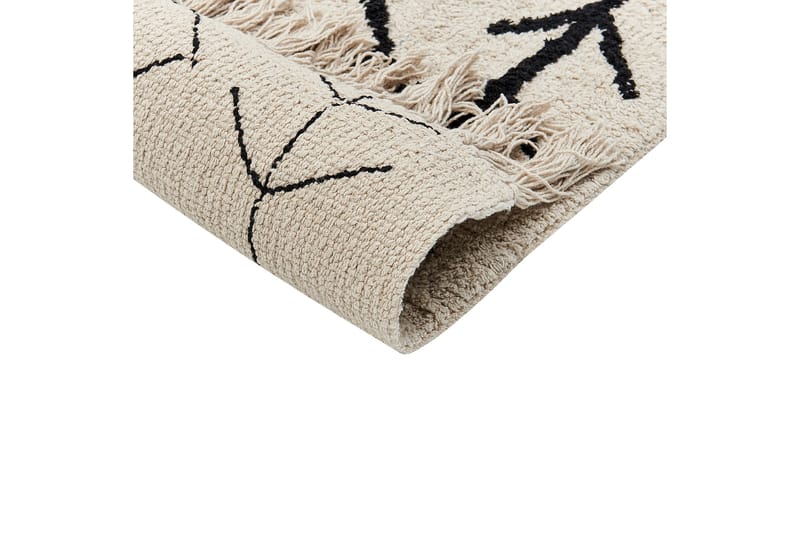 Bozkir Bomullsmatta 160x230 cm - Beige - Textil & mattor - Mattor - Modern matta - Bomullsmatta