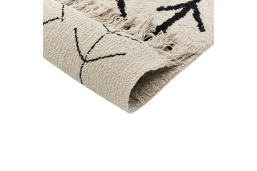 Bozkir Bomullsmatta 160x230 cm - Beige - Textil & mattor - Mattor - Modern matta - Bomullsmatta