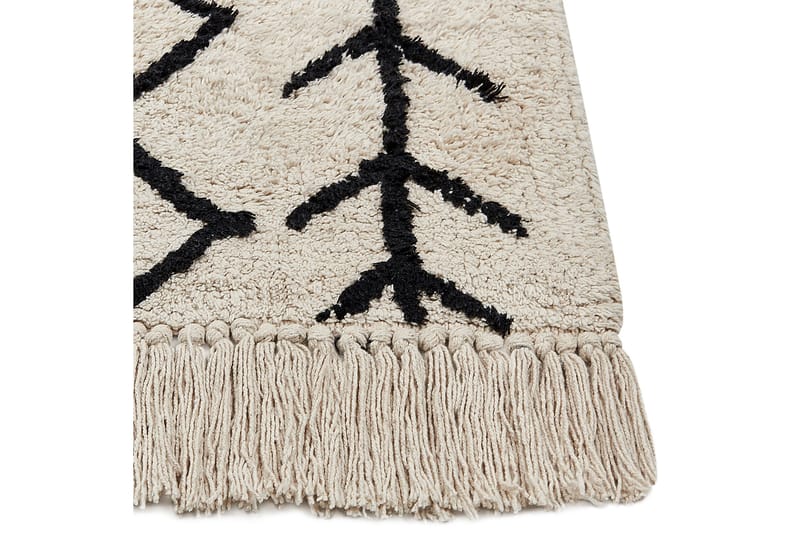 Bozkir Bomullsmatta 160x230 cm - Beige - Textil & mattor - Mattor - Modern matta - Bomullsmatta
