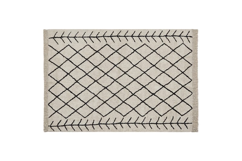 Bozkir Bomullsmatta 160x230 cm - Beige - Textil & mattor - Mattor - Modern matta - Bomullsmatta