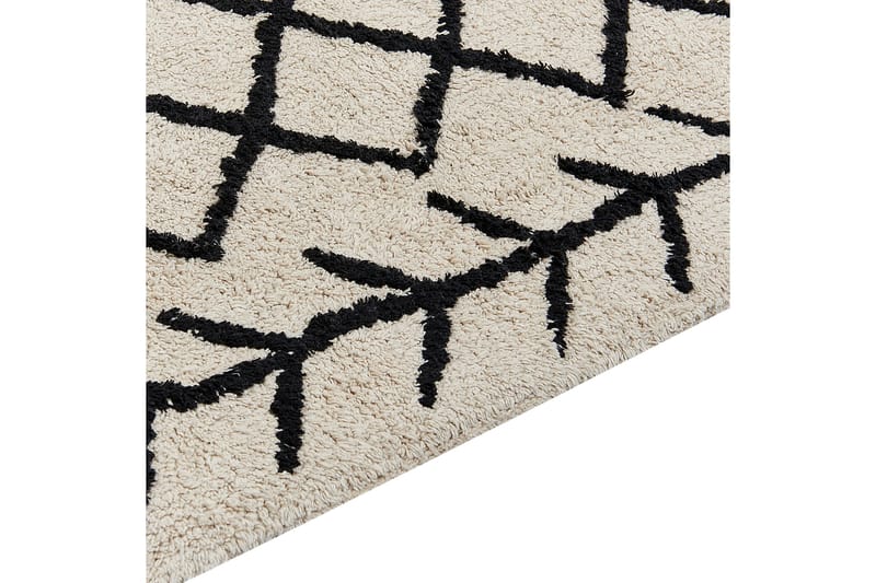 Bozkir Bomullsmatta 160x230 cm - Beige - Textil & mattor - Mattor - Modern matta - Bomullsmatta