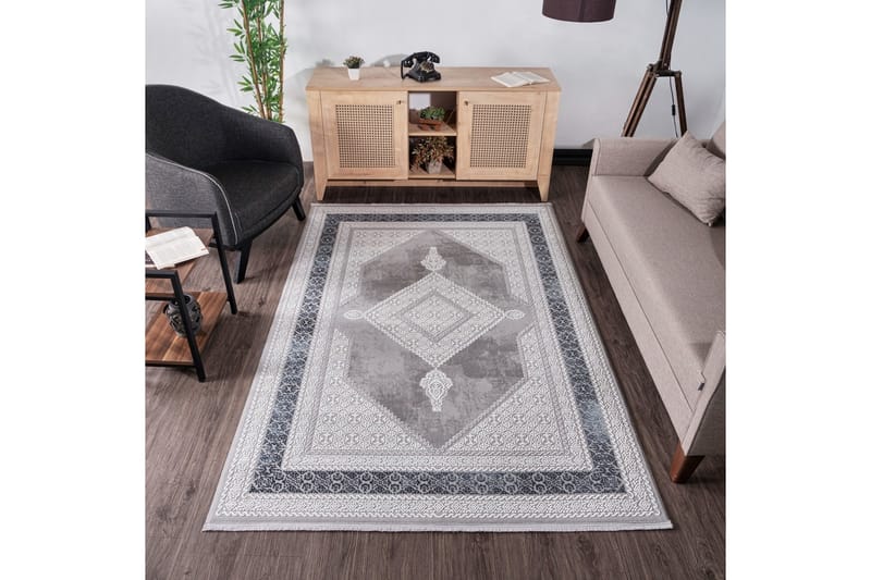 Brandiz Wiltonmatta 80x150 cm Rektangulär - Mörkblå - Textil & mattor - Mattor - Modern matta - Friezematta