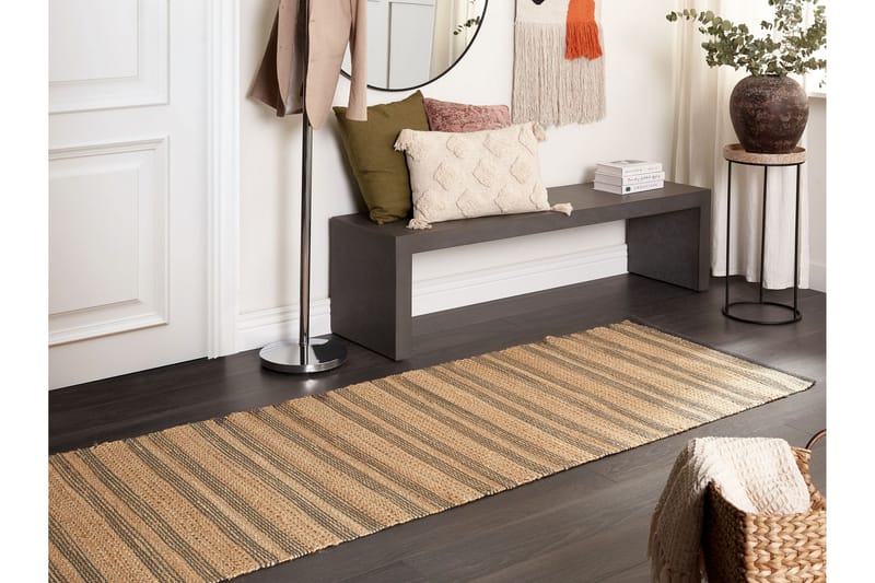 Budho Jutematta 80x300 cm - Grå - Textil & mattor - Mattor - Modern matta - Sisalmattor