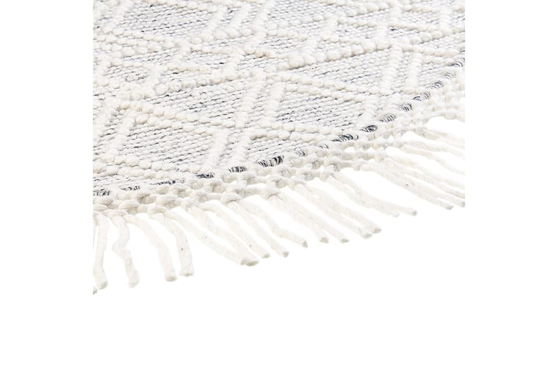 Buldan Ullmatta 140 cm Rund - Grå - Textil & mattor - Mattor - Modern matta - Ullmatta