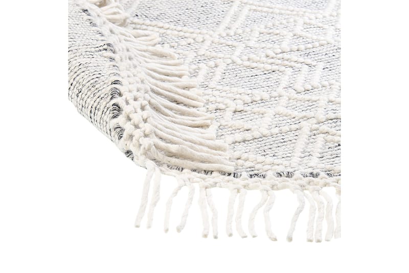 Buldan Ullmatta 140 cm Rund - Grå - Textil & mattor - Mattor - Modern matta - Ullmatta