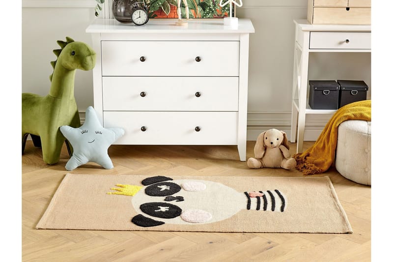 Bunan Bomullsmatta 80x150 cm - Beige - Textil & mattor - Mattor - Modern matta - Bomullsmatta