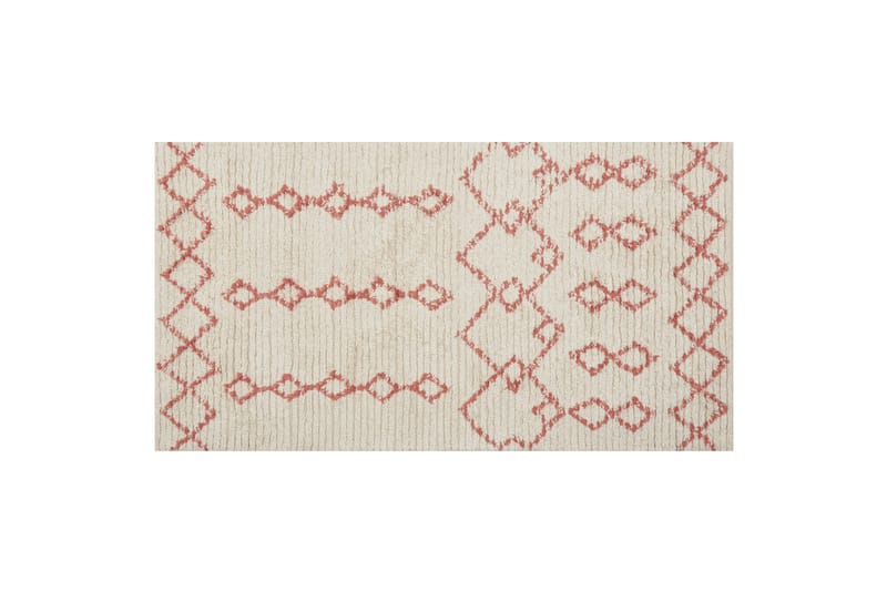 Buxar Bomullsmatta 80x150 cm - Beige - Textil & mattor - Mattor - Modern matta - Ryamatta & luggmatta