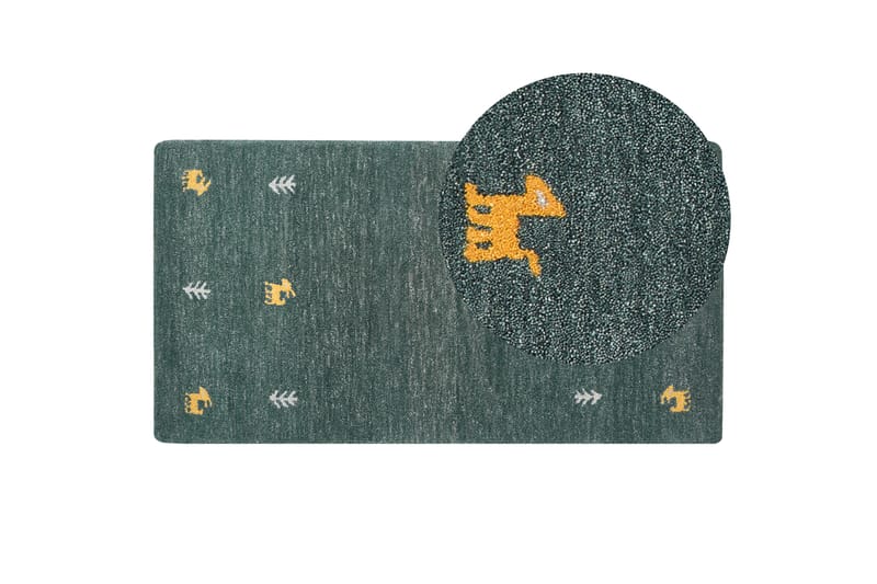 Calti Ryamatta 80x150 cm - Grön - Textil & mattor - Mattor - Modern matta - Ryamatta & luggmatta