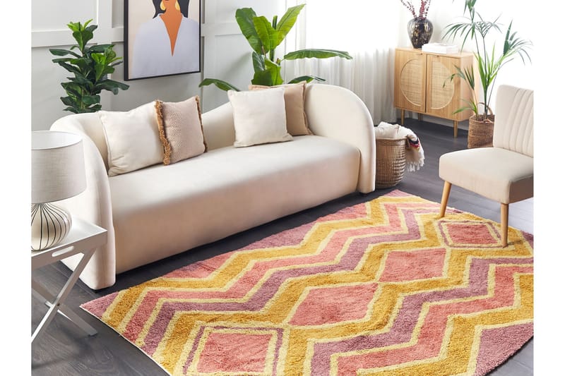 Canakkale Ryamatta 160x230 cm - Beige - Textil & mattor - Mattor - Modern matta - Bomullsmatta