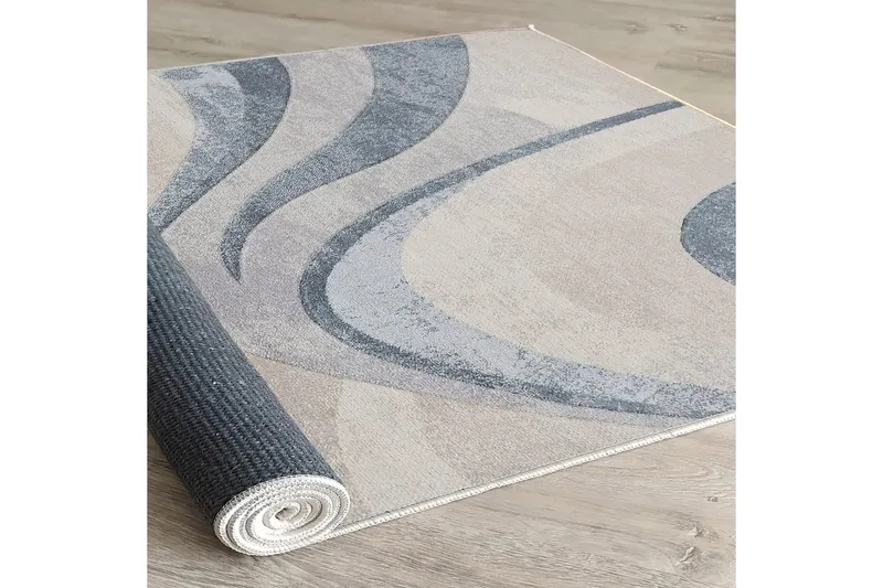 Carolina Bomullsmatta 100x300 cm Rektangulär - Blå - Textil & mattor - Mattor - Modern matta - Bomullsmatta