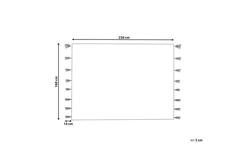 Cavus Bomullsmatta 160x230 cm - Vit - Textil & mattor - Mattor - Modern matta - Bomullsmatta