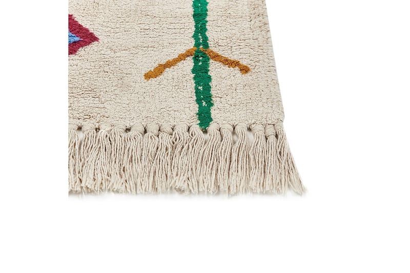 Cetmi Bomullsmatta 160x230 cm - Beige - Textil & mattor - Mattor - Modern matta - Bomullsmatta