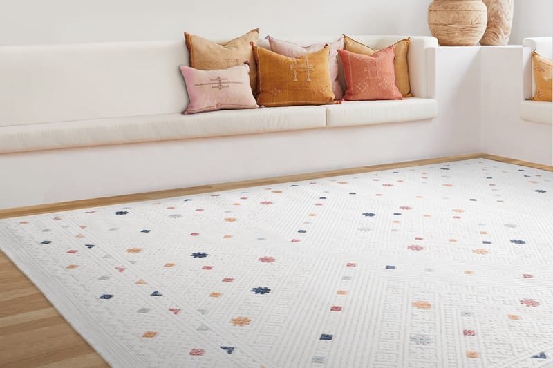 Cladells Wiltonmatta 78x150 cm Rektangulär - Creme - Textil & mattor - Mattor - Modern matta - Friezematta