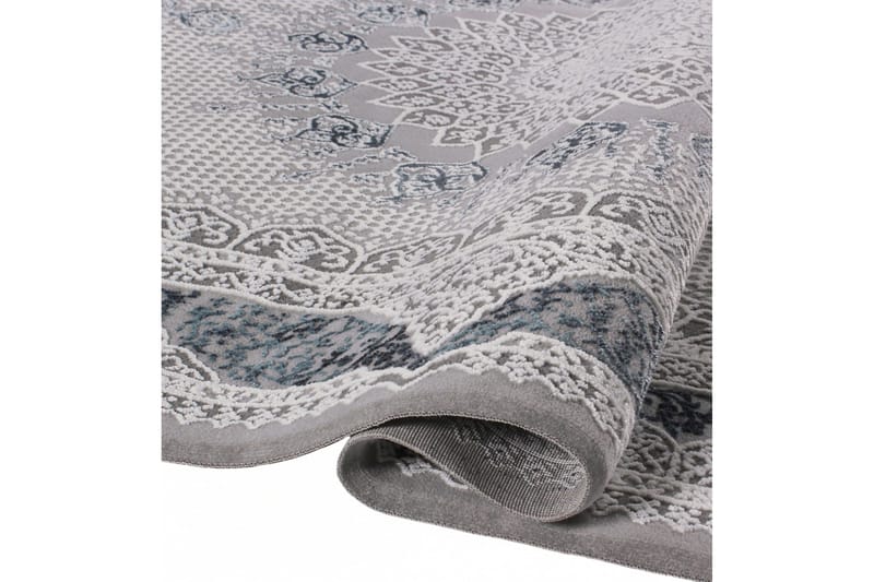 Claggan Wiltonmatta 100x300 cm Rektangulär - Mörkblå - Textil & mattor - Mattor - Modern matta - Friezematta