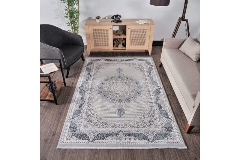 Claggan Wiltonmatta 160x230 cm Rektangulär - Mörkblå - Textil & mattor - Mattor - Modern matta - Friezematta