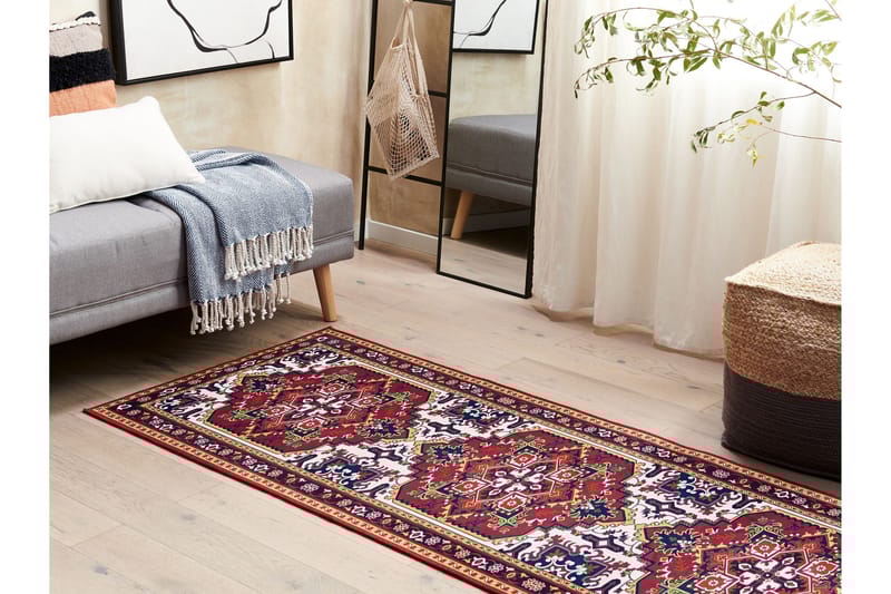 Colachel Ryamatta 70x200 cm - Röd - Textil & mattor - Mattor - Modern matta - Ryamatta & luggmatta