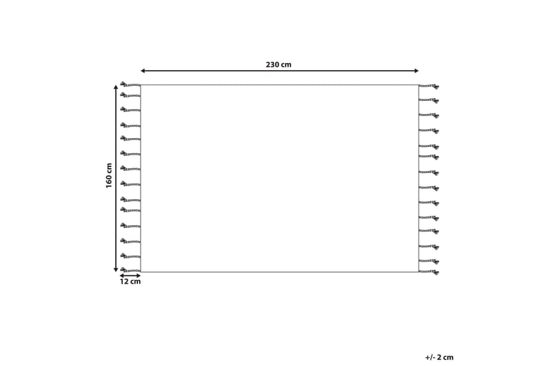 Corum Ryamatta 160x230 cm - Beige - Textil & mattor - Mattor - Modern matta - Bomullsmatta