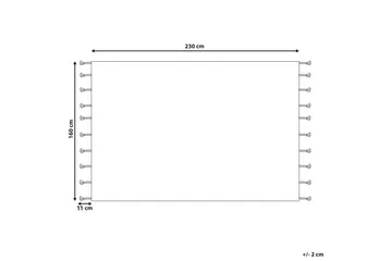 Corum Ryamatta 160x230 cm - Svart - Textil & mattor - Mattor - Modern matta - Bomullsmatta