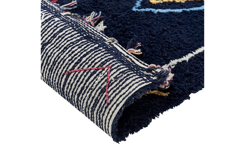 Corum Ryamatta 160x230 cm - Svart - Textil & mattor - Mattor - Modern matta - Bomullsmatta