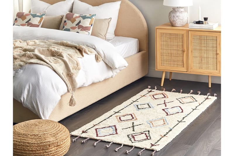 Corum Ryamatta 80x150 cm - Beige - Textil & mattor - Mattor - Modern matta - Ryamatta & luggmatta