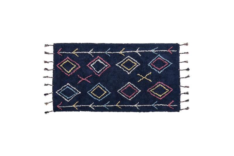 Corum Ryamatta 80x150 cm - Svart - Textil & mattor - Mattor - Modern matta - Bomullsmatta