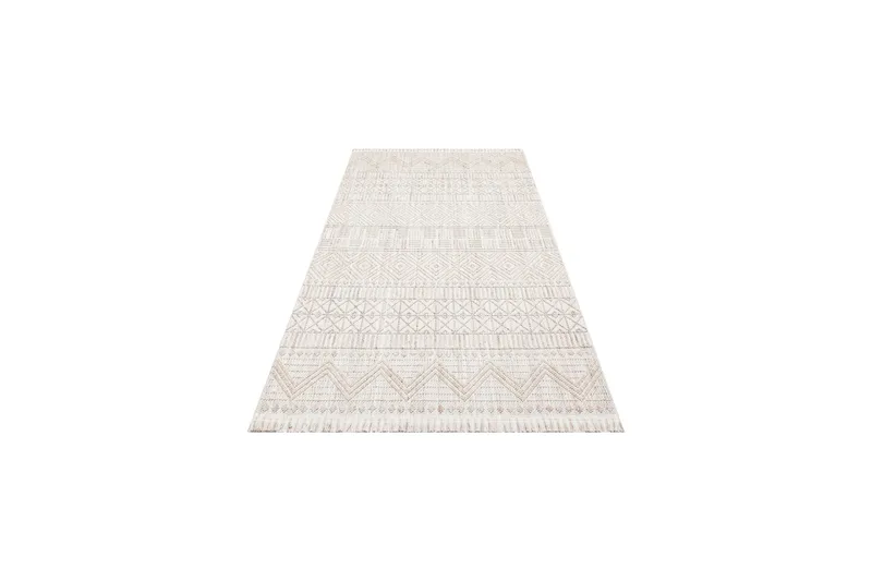 Cozy Gångmatta 80x300 cm Rektangulär, Grå/Beige