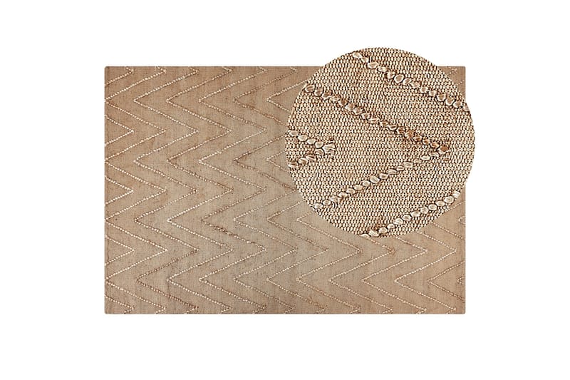 Daday Jutematta 140x200 cm - Beige - Textil & mattor - Mattor - Modern matta - Sisalmattor