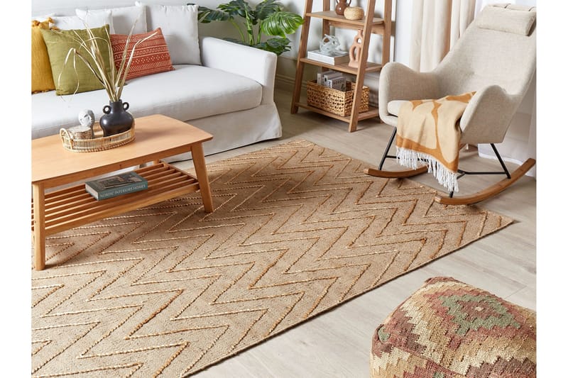 Daday Jutematta 140x200 cm - Beige - Textil & mattor - Mattor - Modern matta - Sisalmattor