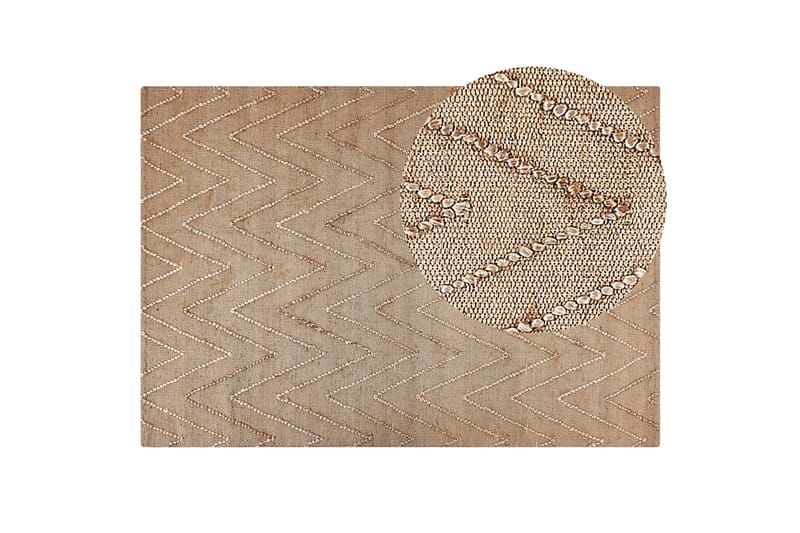 Daday Jutematta 160x230 cm - Beige - Textil & mattor - Mattor - Modern matta - Sisalmattor