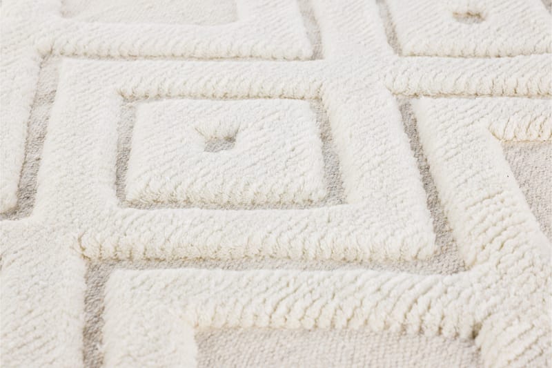 Dahlia Ullmatta 300x400 cm Rektangulär - Vit - Textil & mattor - Mattor - Modern matta - Ullmatta