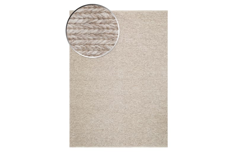 Dalarö Ullmatta 200x300 cm - Beige - Textil & mattor - Mattor - Modern matta - Ullmatta