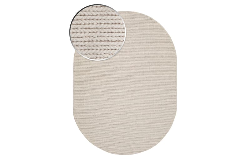 Dalarö Ullmatta 200x300 cm Oblong - Vit - Textil & mattor - Mattor - Modern matta - Ullmatta