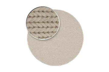 Dalarö Ullmatta 300 cm Rund - Vit - Textil & mattor - Mattor - Modern matta - Ullmatta