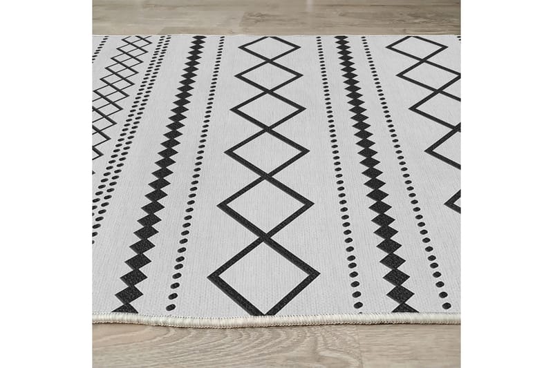 Dali Bomullsmatta 100x300 cm Rektangulär - Vit - Textil & mattor - Mattor - Modern matta - Bomullsmatta