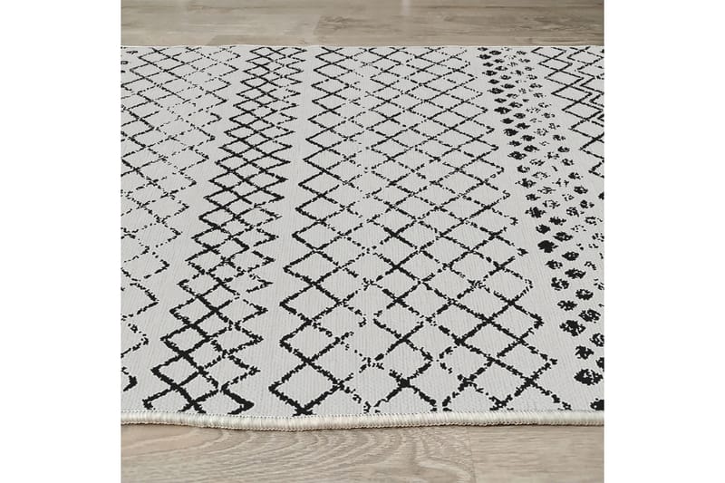 Dall Bomullsmatta 100x300 cm Rektangulär - Vit - Textil & mattor - Mattor - Modern matta - Bomullsmatta