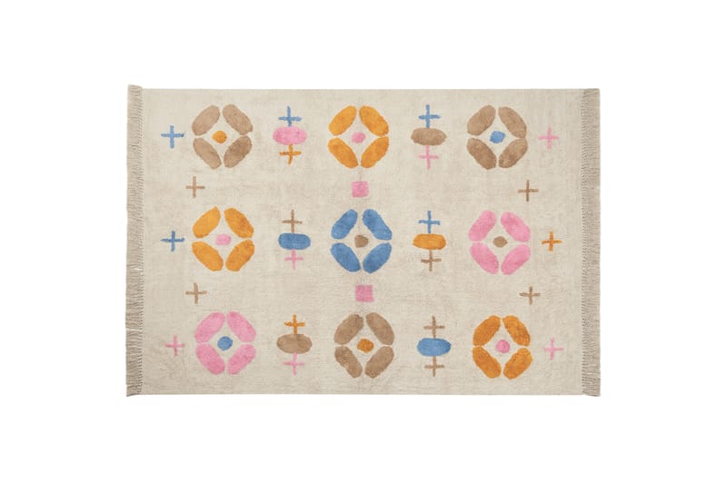 Daran Bomullsmatta 160x230 cm - Beige - Textil & mattor - Mattor - Modern matta - Bomullsmatta