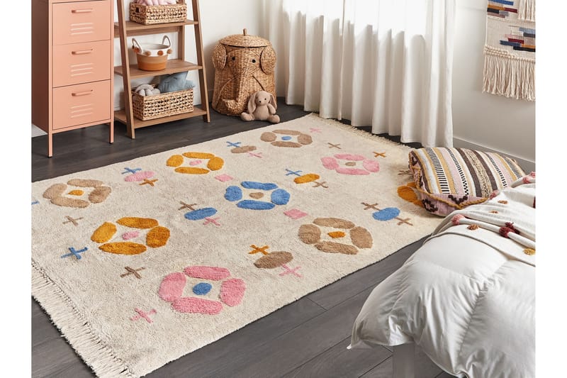 Daran Bomullsmatta 160x230 cm - Beige - Textil & mattor - Mattor - Modern matta - Bomullsmatta