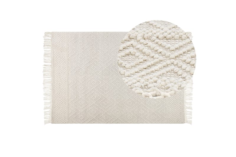 Darende Ullmatta 160x230 cm - Beige - Textil & mattor - Mattor - Modern matta - Ullmatta