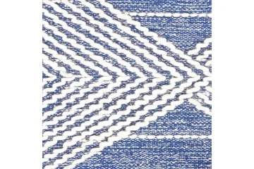 Datca Ullmatta 160x230 cm - Blå - Textil & mattor - Mattor - Modern matta - Ullmatta