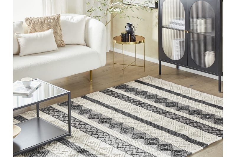 Davutlar Ullmatta 140x200 cm - Beige - Textil & mattor - Mattor - Modern matta - Ullmatta