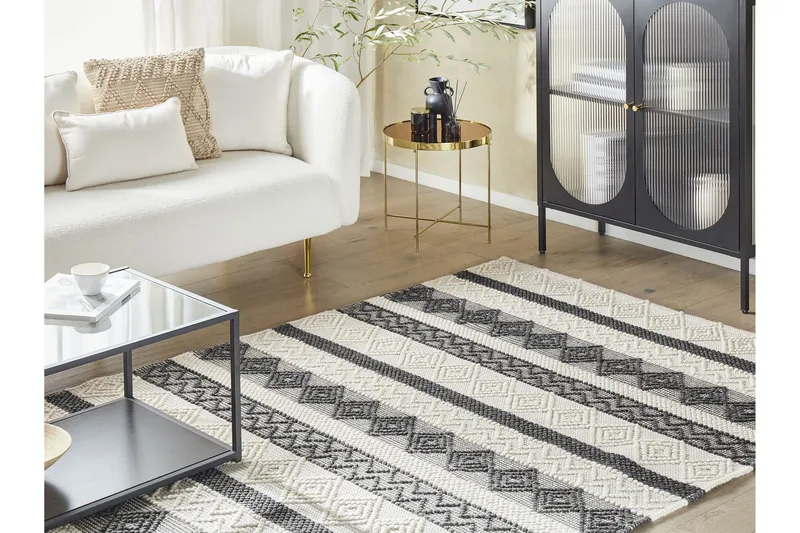 Davutlar Ullmatta 160x230 cm - Beige - Textil & mattor - Mattor - Modern matta - Ullmatta