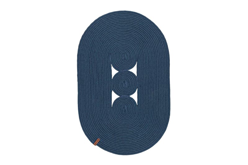 Delfi Bomullsmatta 80x120 cm Rektangulär, Marinblå