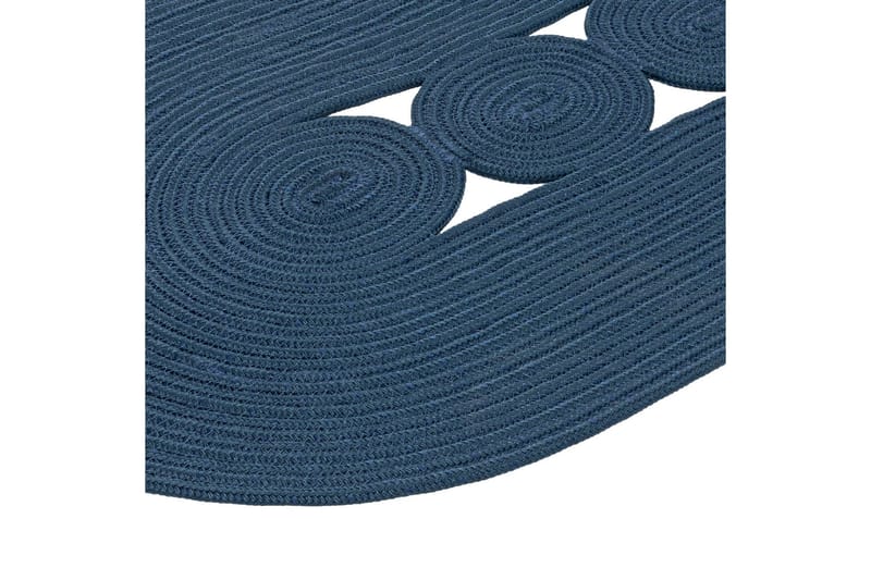 Delfi Bomullsmatta 80x120 cm Rektangulär - Marinblå - Textil & mattor - Mattor - Modern matta - Bomullsmatta
