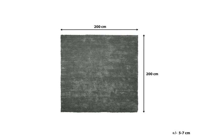Demre Matta 200x200 cm - Mörkgrå - Textil & mattor - Mattor - Modern matta - Ryamatta & luggmatta