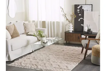 Didim Bomullsmatta 160x230 cm - Beige - Textil & mattor - Mattor - Modern matta - Bomullsmatta