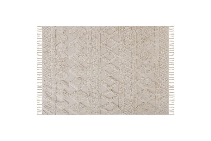 Didim Bomullsmatta 160x230 cm - Beige - Textil & mattor - Mattor - Modern matta - Bomullsmatta
